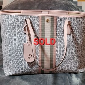 Tory Burch Gemini Canvas Tote